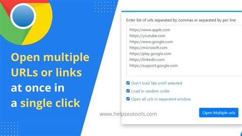 online bulk url opener.